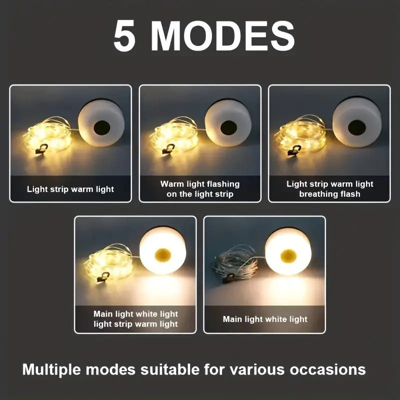 New LED Camping Tent Light with USB Charging